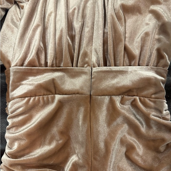 House of CB Pink Velvet Wrap Dress - Picture 6 of 8